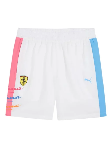 Pantaloni scurți Puma cu autograf alb
