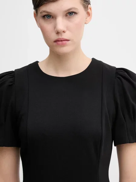 Сукня Dkny mini облягаюча чорний