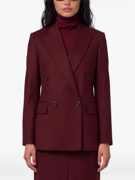Sacou Max Mara cu două rânduri de nasturi violet