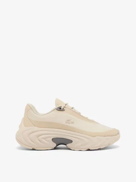 Кросівки Lacoste текстиль бежевий