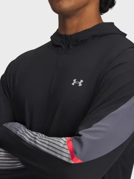 Вітровка Under Armour з капюшоном чорна