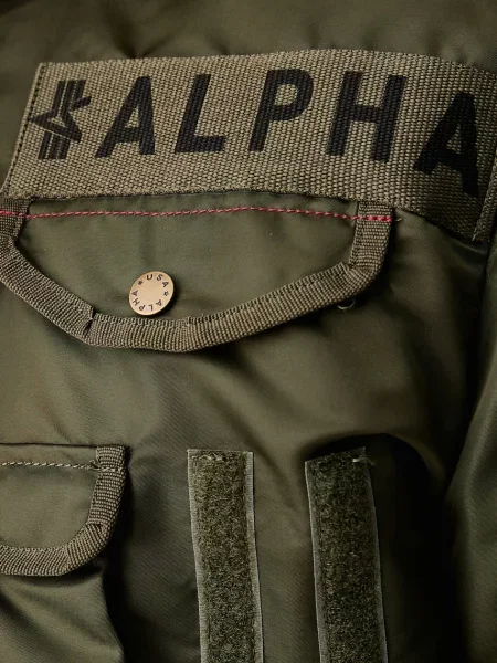 Alpha Industries bomber dzseki férfi Aviation Jackets Deflector zöld