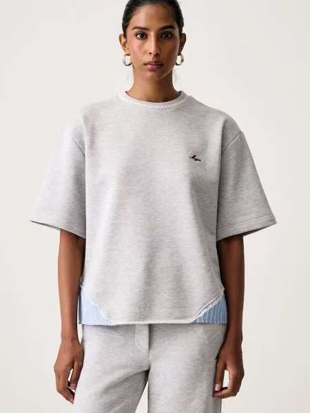 MSGM tricou pentru femei cu gri
