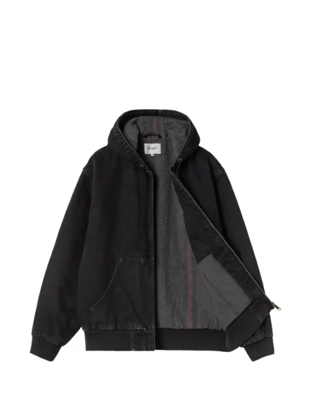 Geacă Carhartt Wip cu glugă negru