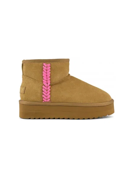Botine Colors Of California cu platformă maro