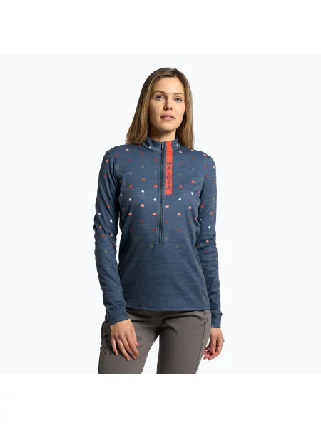 Maloja CopperbeechM дамски суитшърт тъмносин синьо