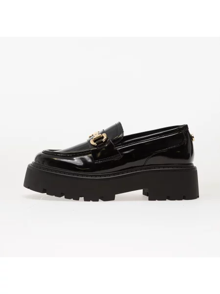 Кожени мокасини Steve Madden Occupy с платформа черно