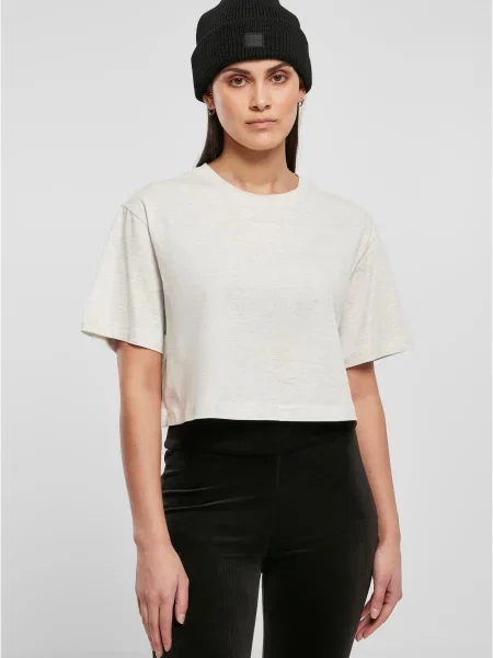 Tricou Urban Classics scurt gri