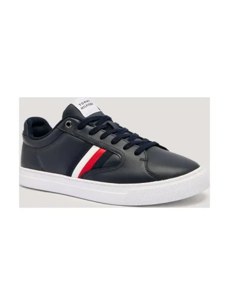 Tommy Hilfiger Teniși din piele ICON COURT alb