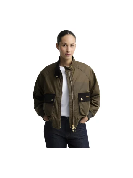 Woskowana kurtka Barbour zielona