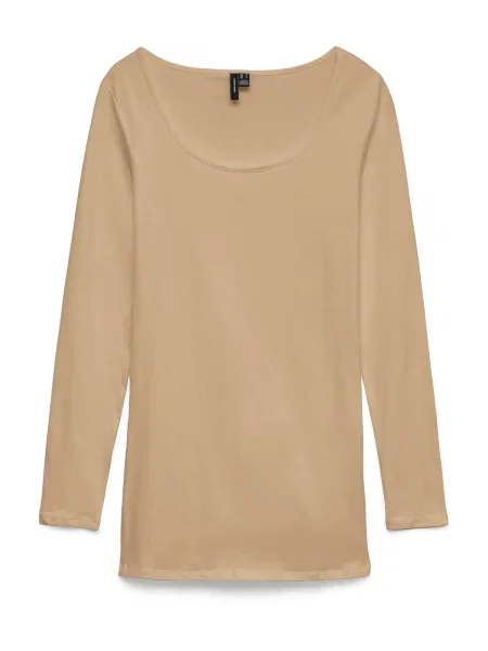 VERO MODA Tričko VMMaxi My tmavě béžová