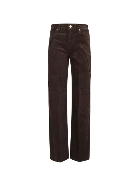 Pantaloni 7 For All Mankind de catifea cord maro
