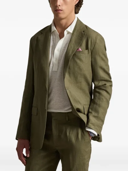 Ριγέ δερμάτινος κάλτσες Polo Ralph Lauren με κορδόνι μαύρο