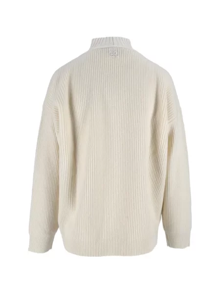 Pulover Ermanno Scervino din dantelă alb