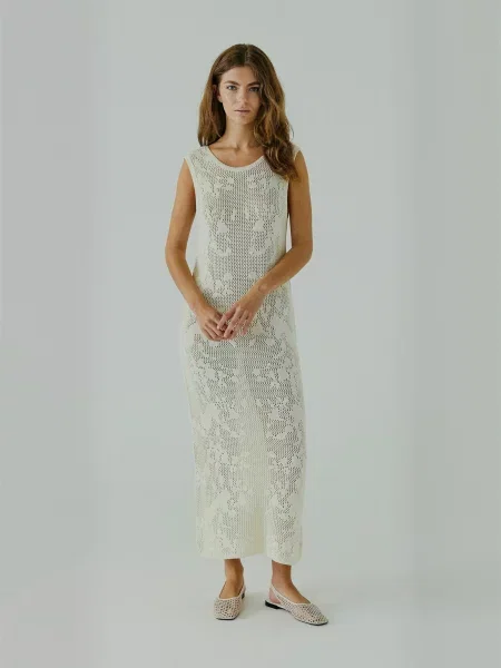NORR Rochie Majsa crem