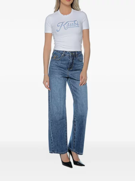 Tricou Ksubi cu imagine alb