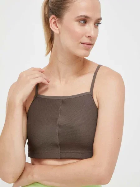 Топ для йоги Reebok коричневий