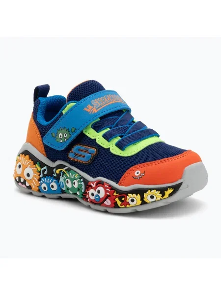 Детски обувки SKECHERS Play Scene navy/multi синьо