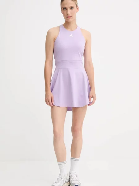 Спортивна сукня adidas Performance GAMESET mini розкльошена фіолетовий