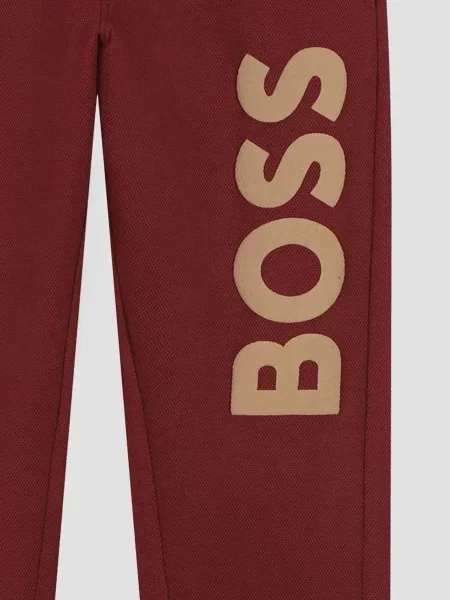 Дитячі Спортивні штани BOSS Kids бордовий