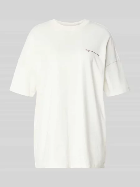 Marc O'polo Denim Koszulka Oversize beige białe