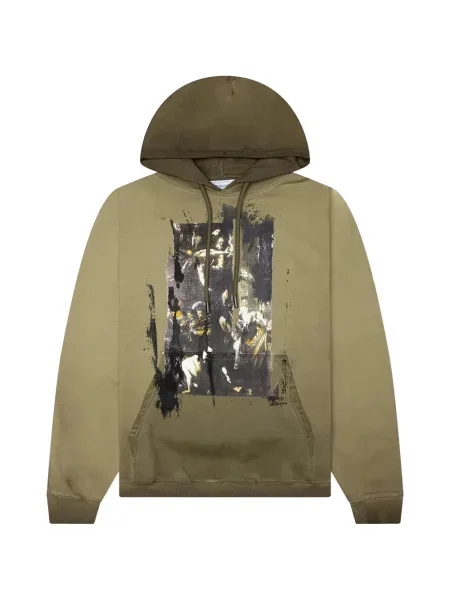 Hanorac cu glugă Off-white alb