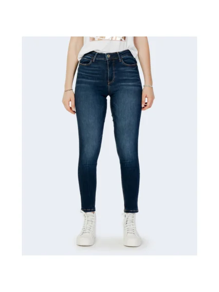 Blugi skinny Guess albastru