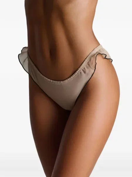 Chiloți tanga Maison Close cu volane