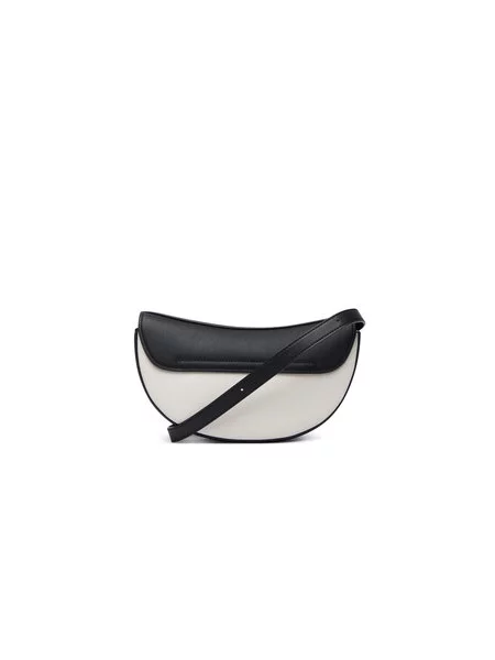 Karl Lagerfeld crossbody torba za žene od kože K/SIGNATURE bijela