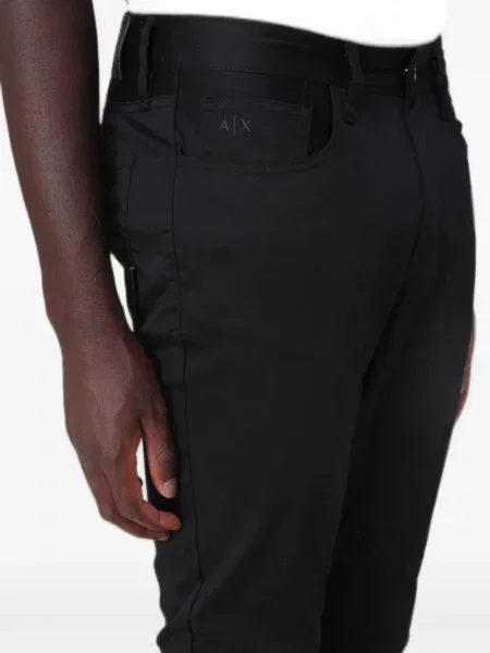 Pantaloni Armani Exchange cu 5 buzunare negru