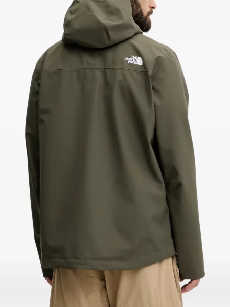 Geacă The North Face cu glugă verde