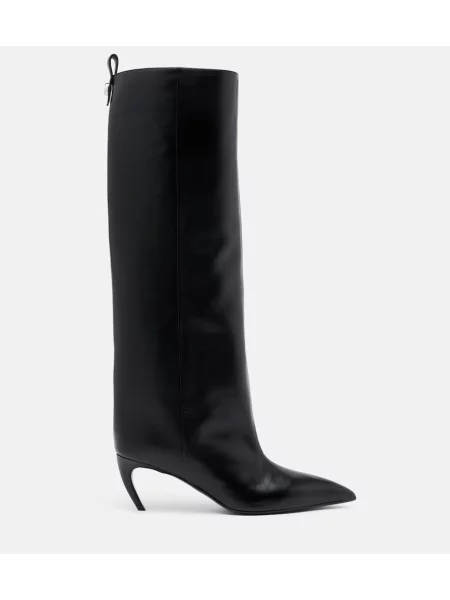 Cizme The Attico din piele negru