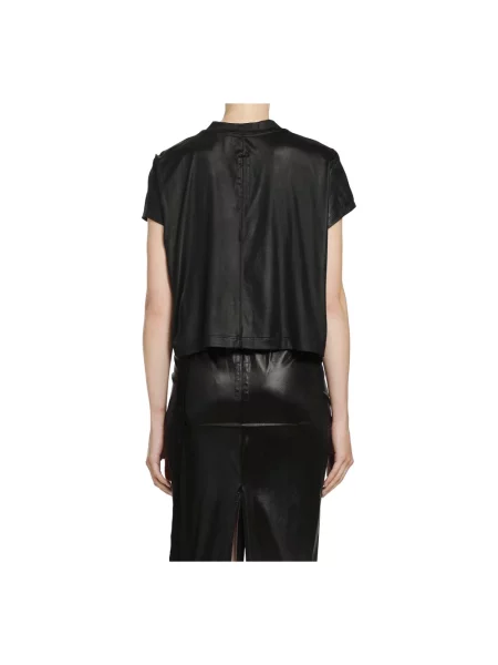 Koszulka Rick Owens o skróconej długości czarna