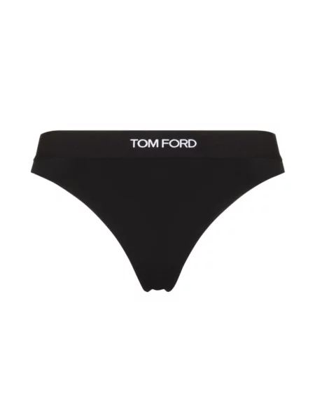 Stringi Tom Ford z logo czarne