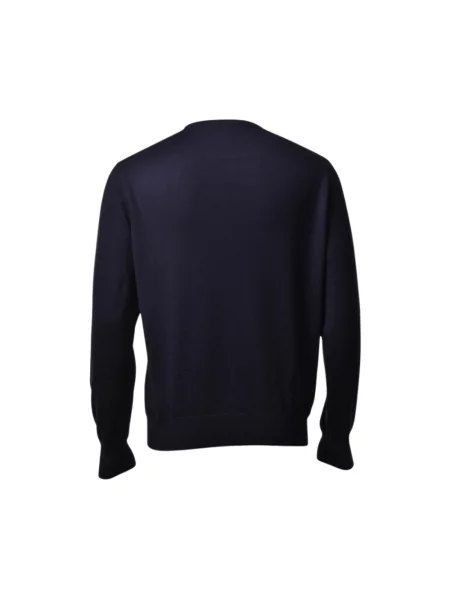 Dzianinowy sweter Gran Sasso niebieski