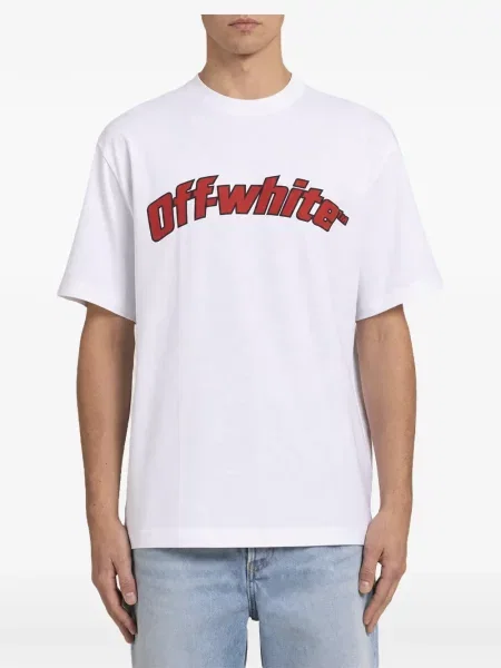 Tricou Off-white cu imagine alb