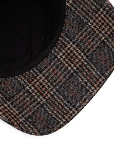 Șapcă Kangol în carouri gri