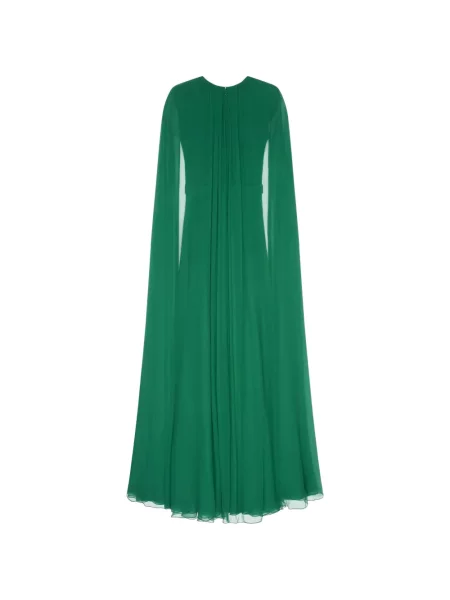 Svilena večernja haljina Givenchy zelena