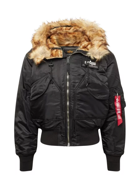 ALPHA INDUSTRIES Geacă de primăvară-toamnă roșu alb murdar negru