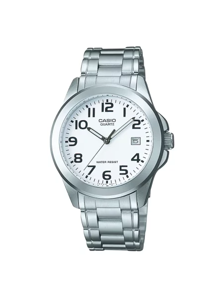 Lniany zegarek Casio szary