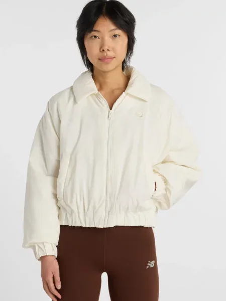 Бомбер New Balance білий