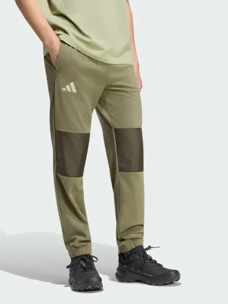 Спортивні штани adidas Adidas Essentials комбінований верх зелений