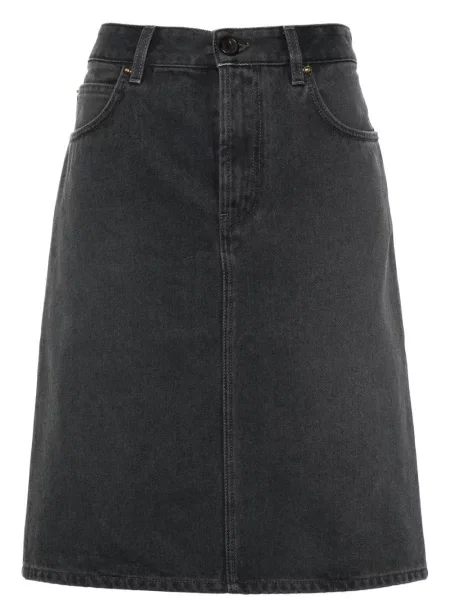 Mała mały spódnica jeansowa Miu Miu szara