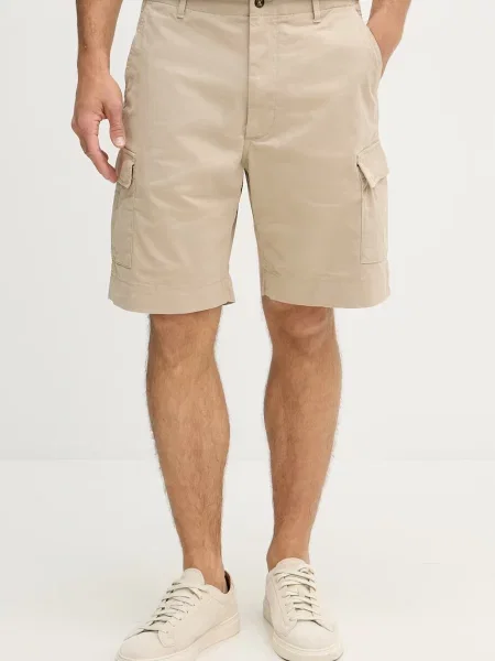Tommy Hilfiger szorty cargo z bawełną beżowe