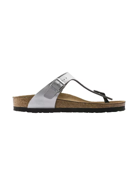 Birkenstock Žabky Gizeh Bs Stříbrná šedé
