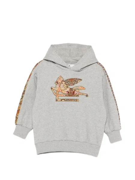 Bluza z kapturem dziecięca Etro szara
