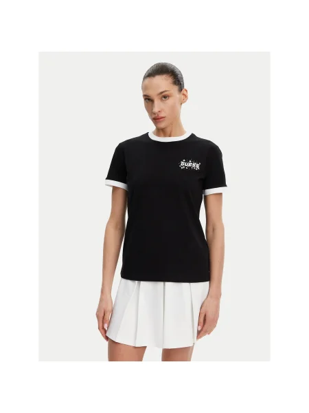 Guess Póló Regular Fit fekete