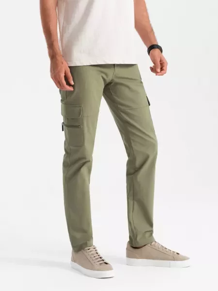 Pantaloni cargo Ombre kaki
