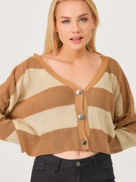 Pulover Dewberry maro