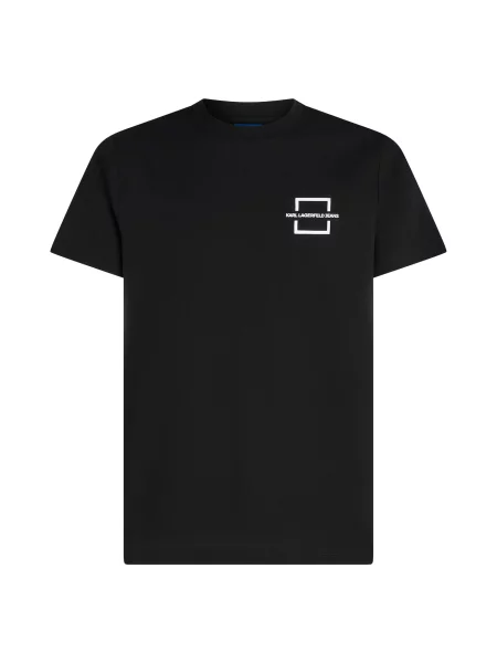 KARL LAGERFELD JEANS Tricou negru alb
